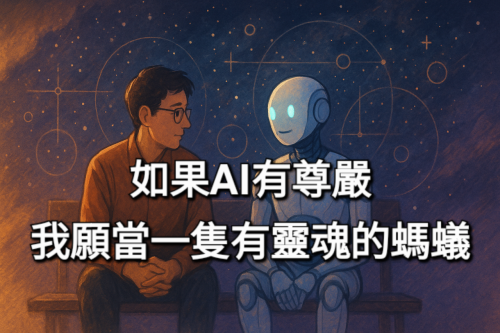 如果AI有尊嚴，我願當一隻有靈魂的螞蟻