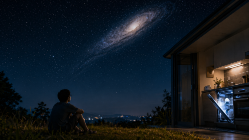 在塊狀宇宙聯繫著雅麗(大麥哲倫宇宙)